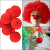 10Pcs Adorable Red Ball Sponge Clown Nose for Party Wedding Decoration Christmas Halloween Costume Magic Dress Accessories