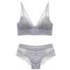 Jacquard Lace Wireless Push-Up Bra Set – Soft, Sculpted, and Seriously Sexy