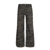 Retro vintage workwear camouflage pants for men and women