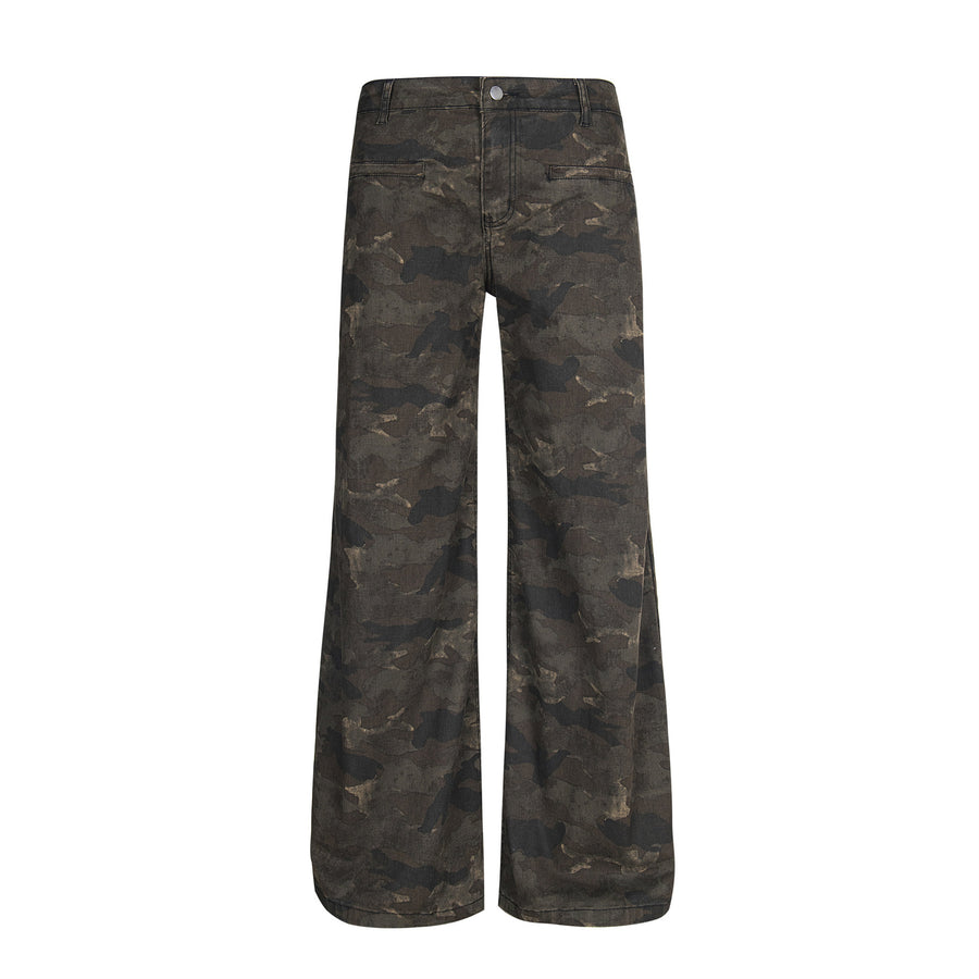 Men’s Retro Vintage Workwear Camouflage Pants – Rugged Style Meets Timeless Utility