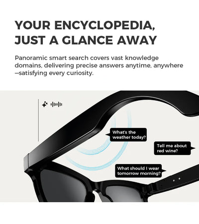 S4C  Bluetooth AI shooting glasses Bluetooth call voice assistant real-time translation 5-megapixel shooting stabilization