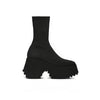S4C Brand Fashion Women’s Gothic Platform Ankle Boots New Chunky Heels Halloween Knee High Boots Punk Style Motorcycle Boots
