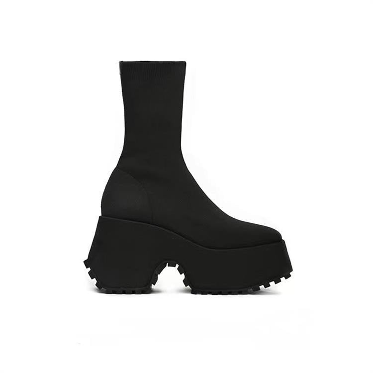 S4C Gothic Platform Boots – Chunky Heel Power for Punk Queens