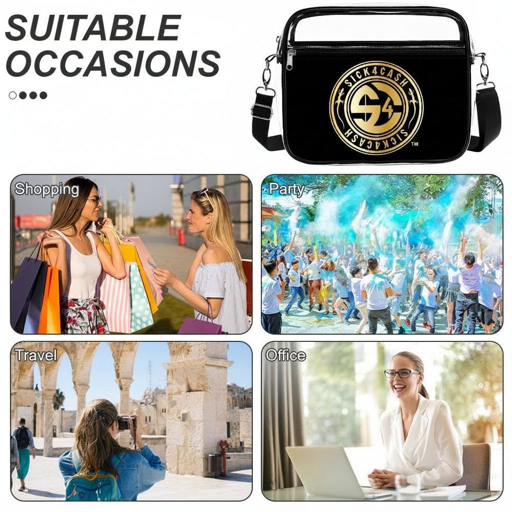 Suitable transparent pocketbook for travel