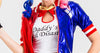 Girls Suicide Harley Cosplay Costumes Joker Squad Quinn Clown Jacket Pants Sets Christmas Halloween Party Fancy Dress  for Women