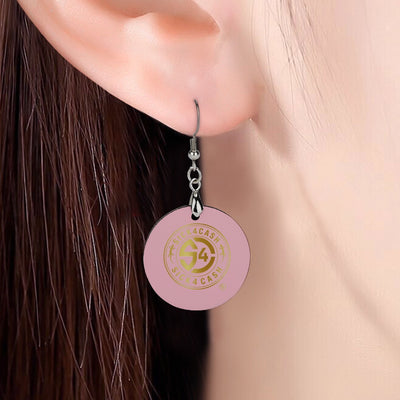 S4C Wooden earrings pendant