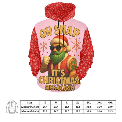 SICK4CASH® OH SNAP IT'S CHRISTMAS Hoodie – Limited Holiday Drop