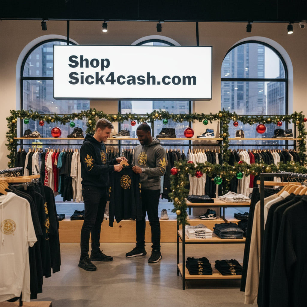 SIick 4 cash pure cotton black hoodie