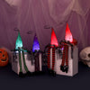 Halloween Light up Wizard Hat Long Leg Pendant Window Display Decoration Pendant Ghost Festival Party