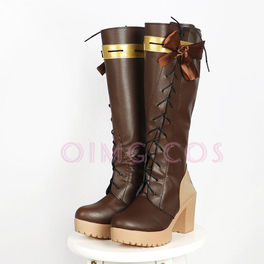 Violet Evergarden Cosplay Shoes – Elegant Boots for Halloween & Anime Carnival