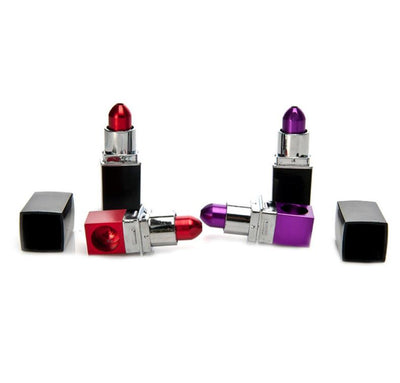 1pc Lipstick Portable Smoking Pipes Metal Tobacco Weed Pipe Magic Novelty Gift for Men/women Hookah Grinder Narguile Cigarette