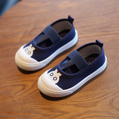 Kid’s White Canvas Shoes – Spring & Autumn Edition