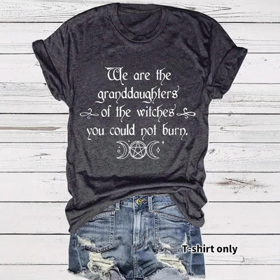 Moon Letter Printed T-Shirt