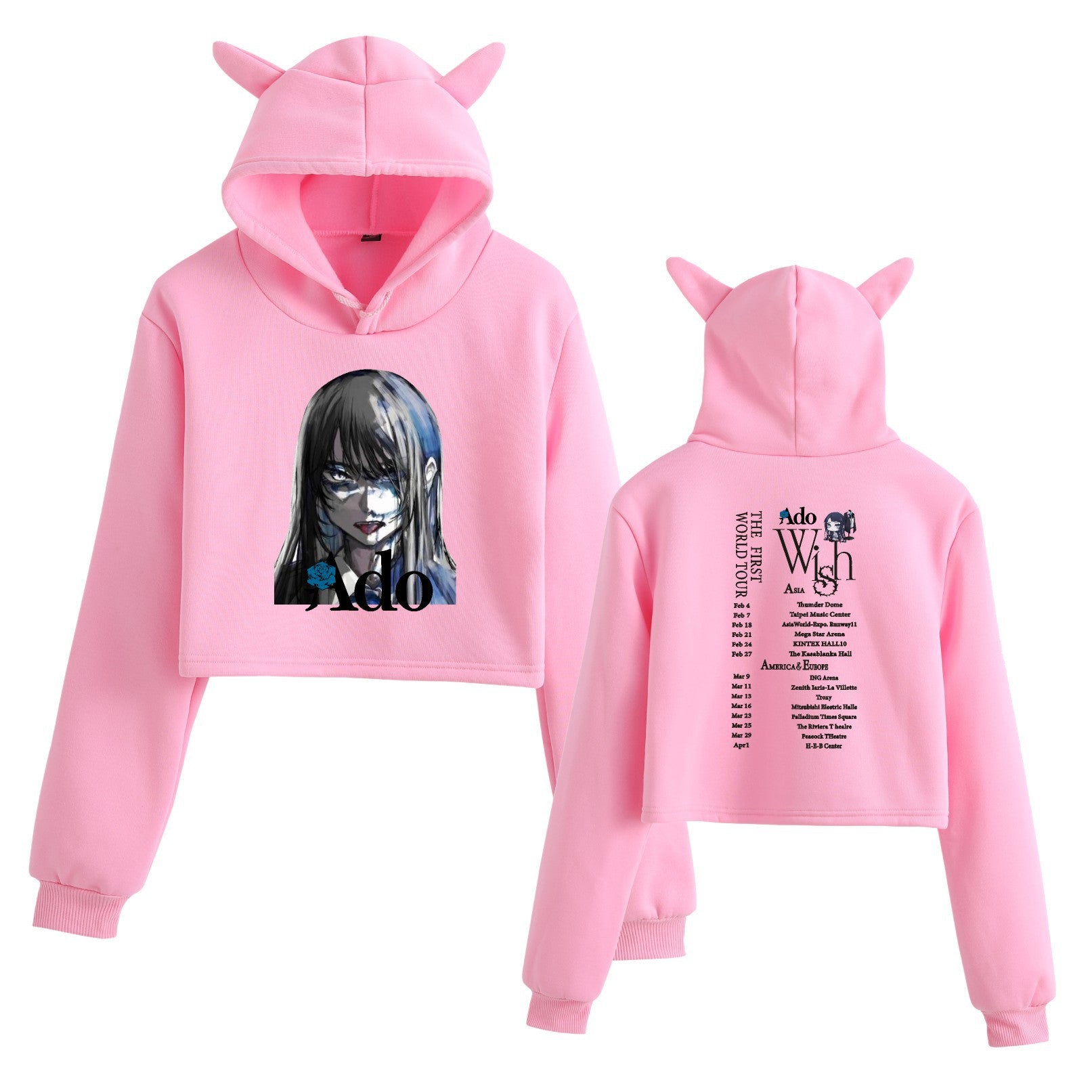 Ado Wish Tour T-shirt Japan Singer Print T-shirt