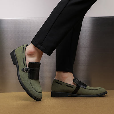 SICK4CASH® Business Formal Leather Shoe Slip into legacy. This low-cut, British-style