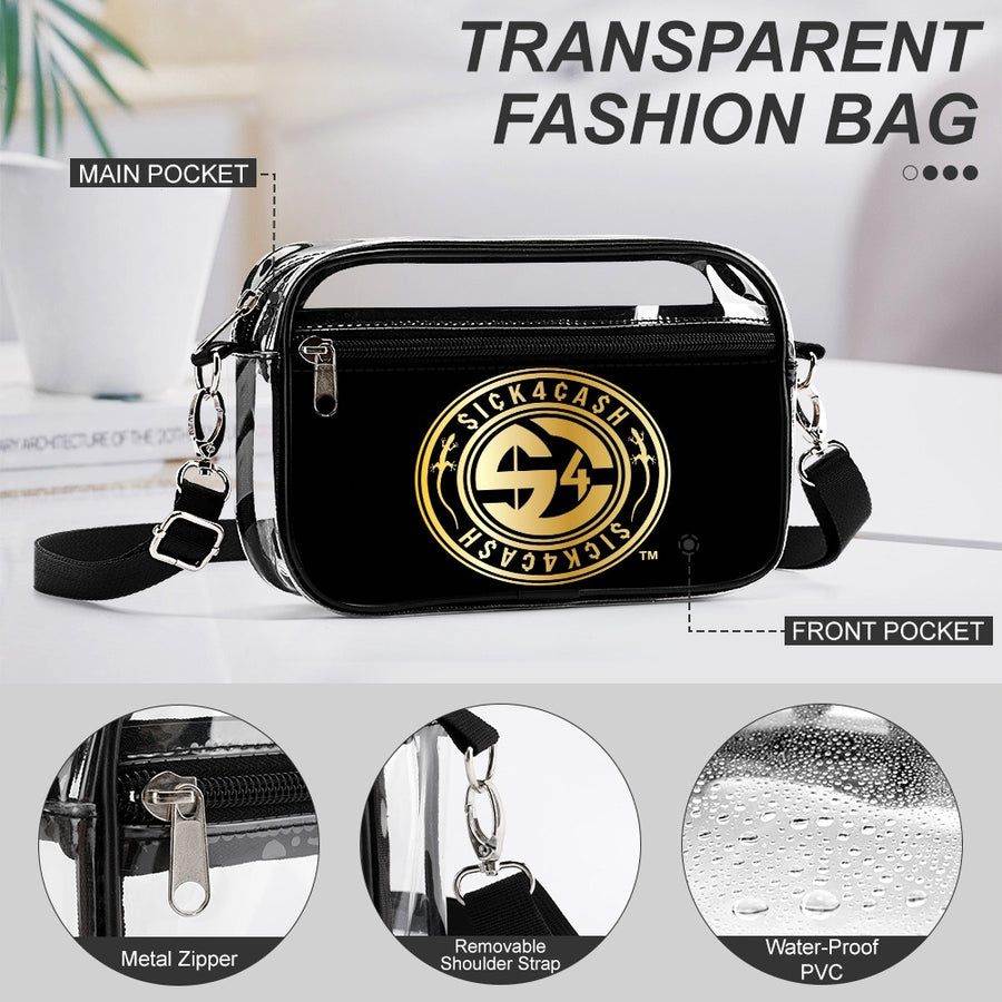 🦎 Lizard Transparent Satchel Set – Two Piece (New Arrival)