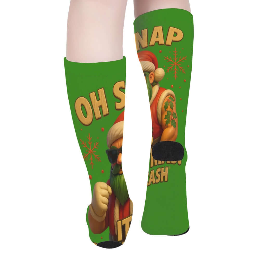 “OH SNAP IT’S CHRISTMAS” Socks - Limited Holiday Drop