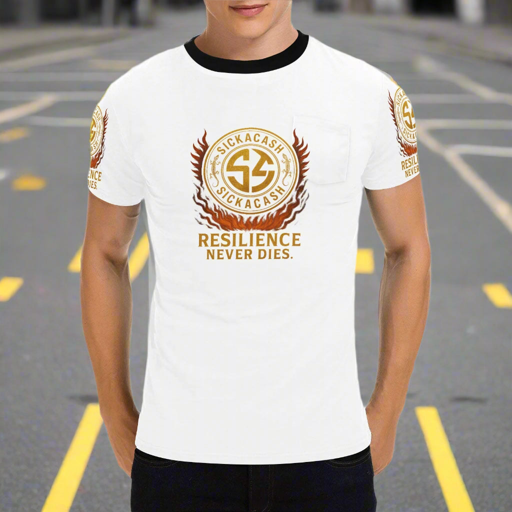 Men's All Over Print Patch Pocket T-shirt (Model T56)