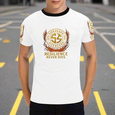 Men's All Over Print Patch Pocket T-shirt (Model T56)