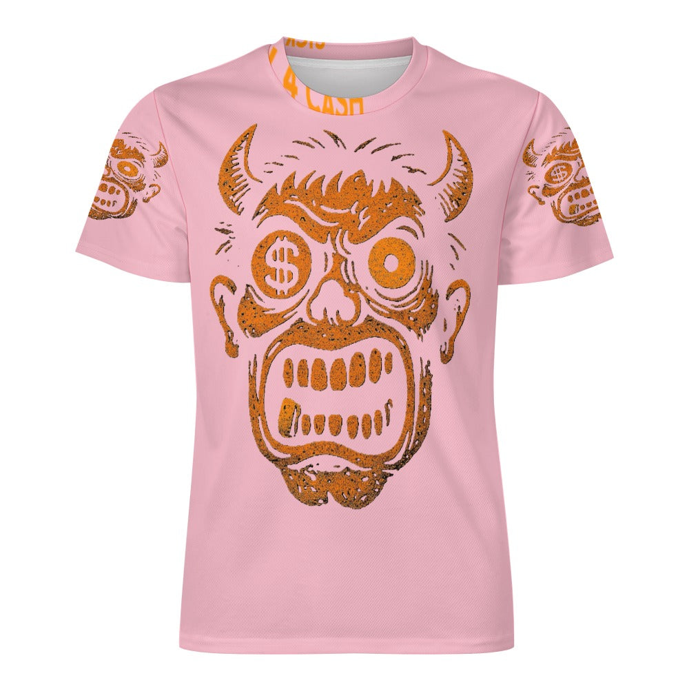 Ice Silk All-Over Print T-Shirt – Streetwear Tee for Cool Comfort