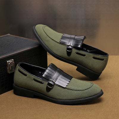 SICK4CASH® Business Formal Leather Shoe Slip into legacy. This low-cut, British-style