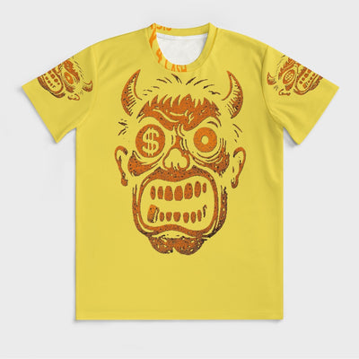 Ice Silk All-Over Print T-Shirt – Streetwear Tee for Cool Comfort