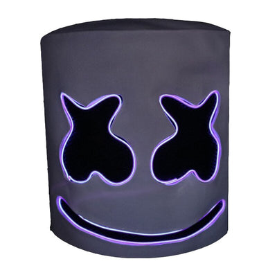 Cosplay Masker Party Carnaval Night Cosplay accessoire Anime Comic Cartoon gezichtsstuk DJ Gezichtsmasker Halloween Grappig flash licht