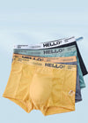 Ice silk mesh square corner shorts for boys sports flat bottom shorts quick drying air-conditioned underwear