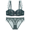 3/4 Cup Push-Up Bra & See-Through Panty Set – Summer Confidence, All-In-One