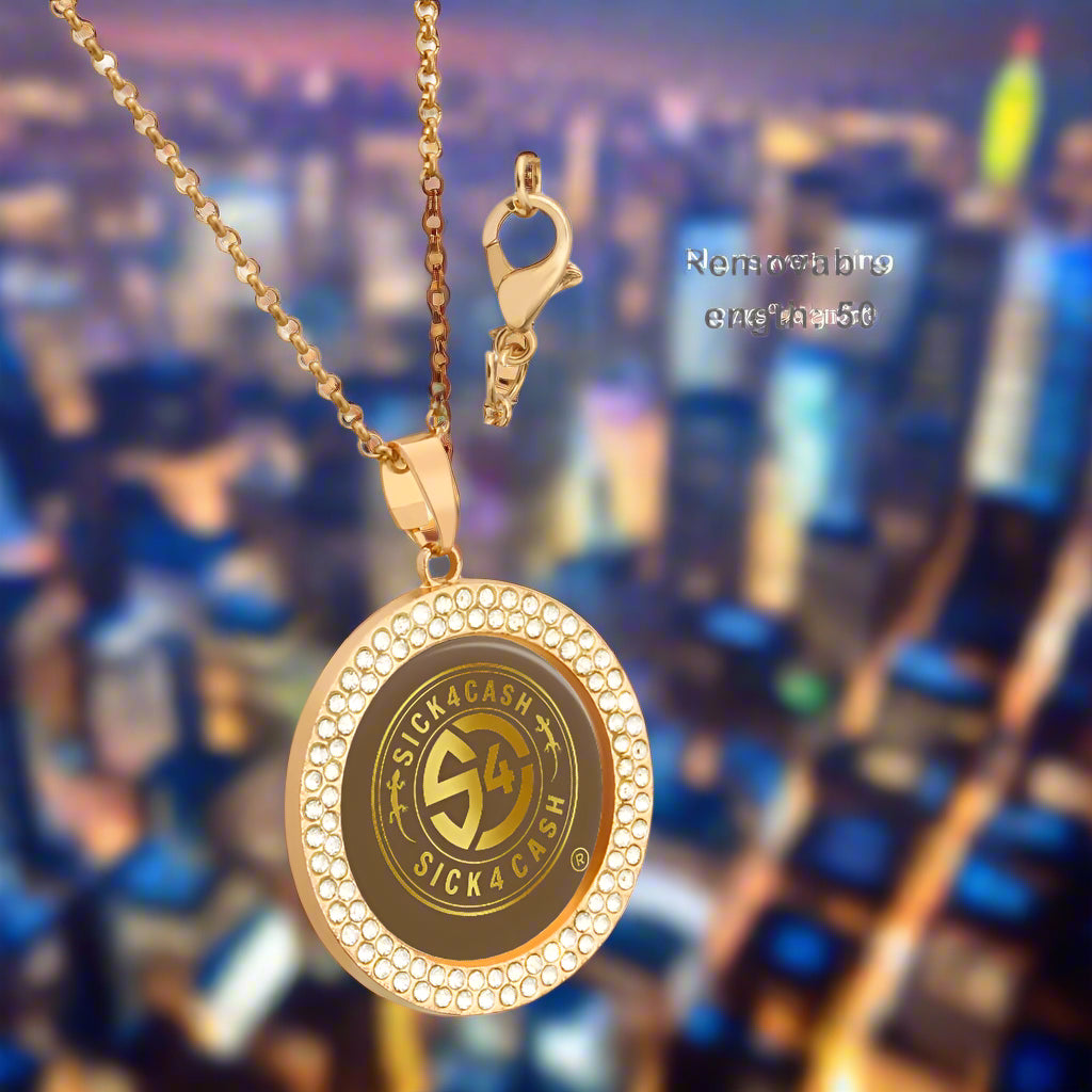 S4C Multicolored diamond necklace