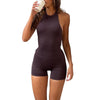 S4c Sports Yoga Neck-Hanging High-Elastic Short Set Women's