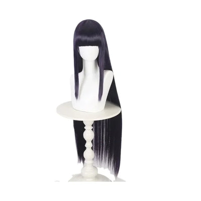 Hyuga Hinata Cosplay Costume Wig Women Outfits Halloween Carnival Party Suit Hyuuga Ninja Cosplayer Purple Long Cute Wig
