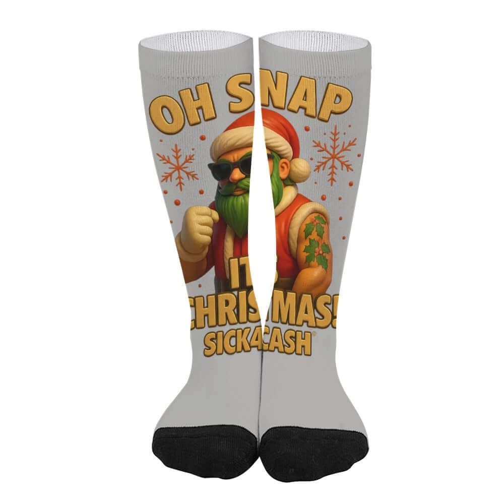 “OH SNAP IT’S CHRISTMAS” Socks - Limited Holiday Drop