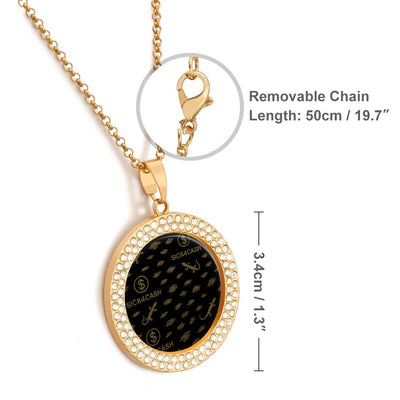 S4C Multicolored diamond necklace
