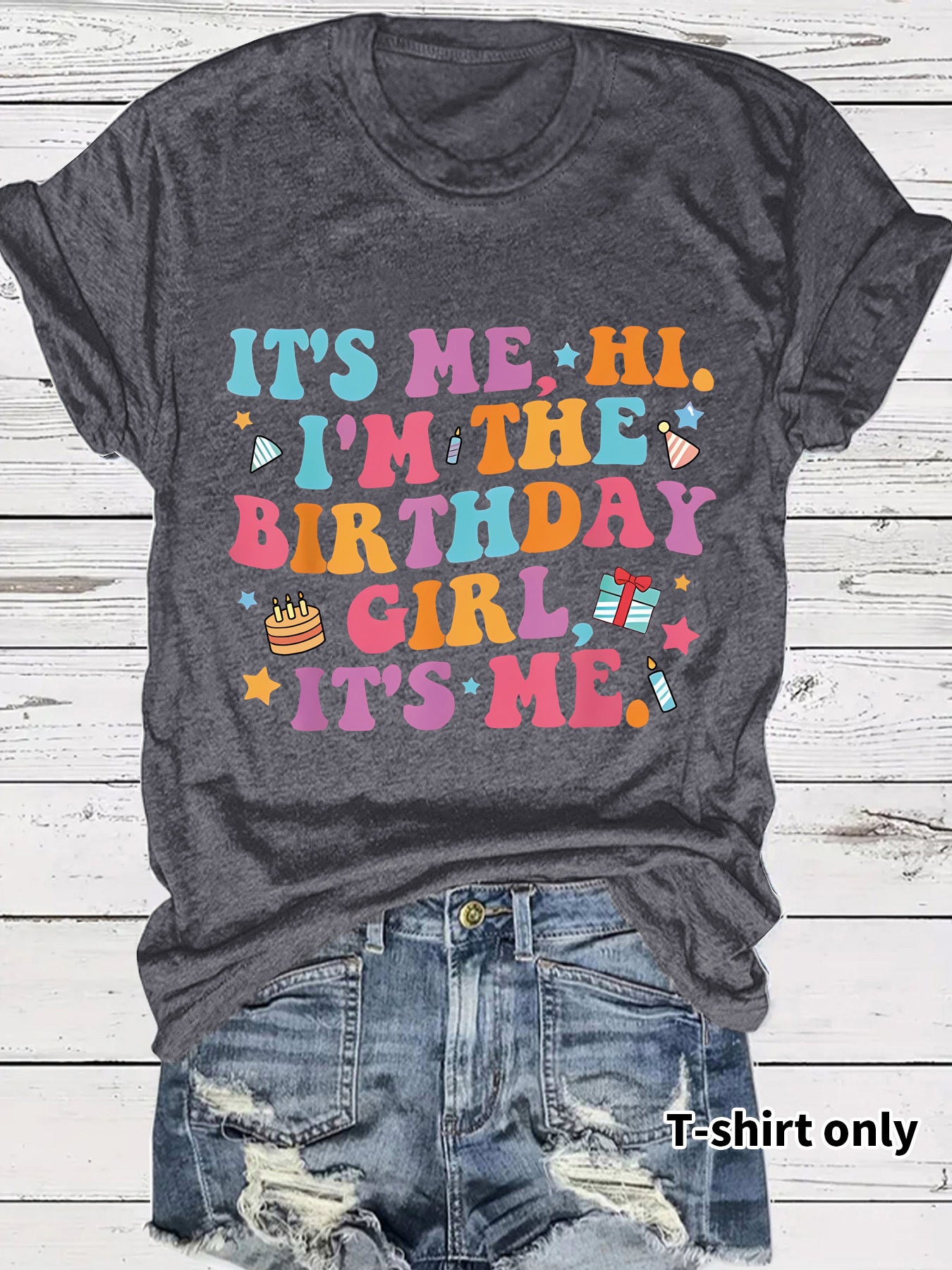 Happy Birthday to Myself – Alphabet Tee