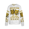 🧥 SICK4CASH® Legacy CRY NOW LAUGH LATER Sweater (Unisex | S–XL) This isn’t just a sweater—it’s a wearable archive. A tribute to the grind, the bloodline, and the payout. Upload your family photo, embed your legacy, and wear the movement.