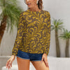 Raglan round neck sweater