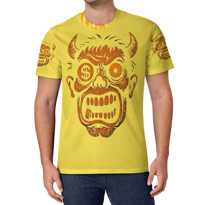 Ice Silk All-Over Print T-Shirt – Streetwear Tee for Cool Comfort