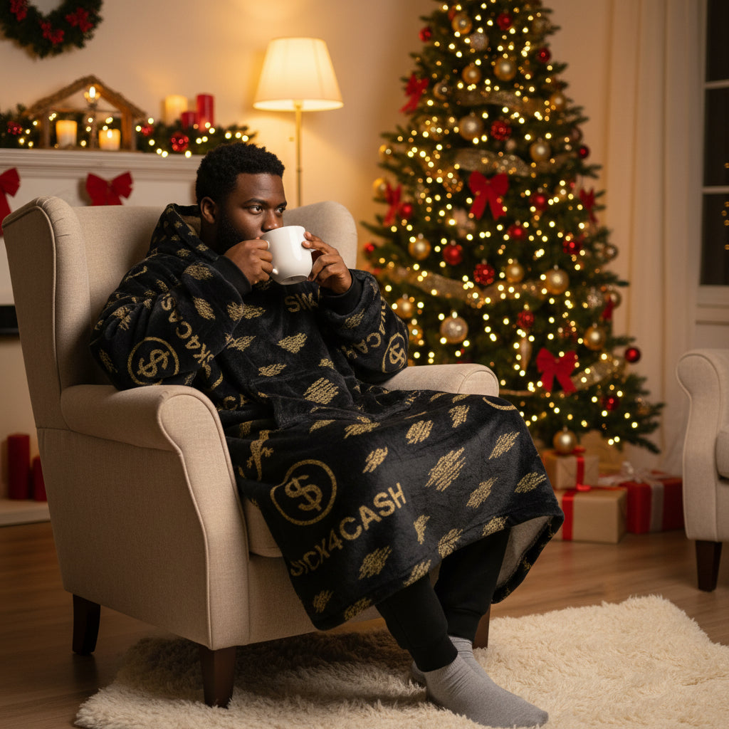 Unisex Blanket Hoodie – Ultra-Soft Fleece Comfort over size Relax fit