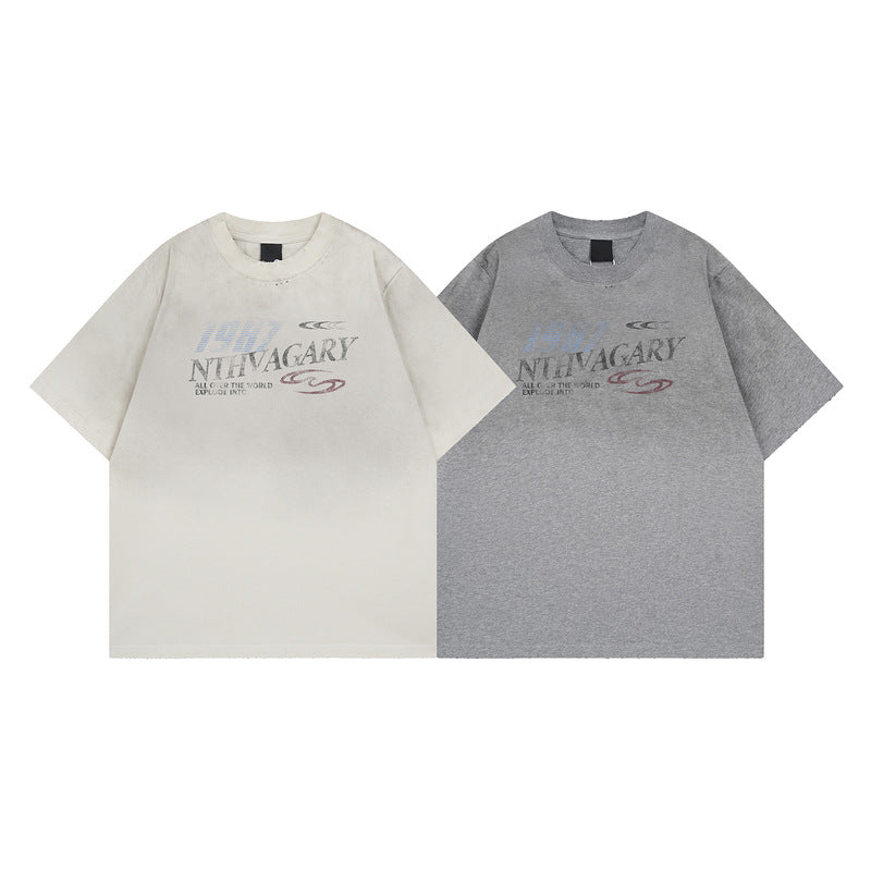 Unisex Loose Fit Short Sleeve Tee – Streetwear Couple Edition