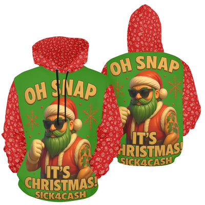 SICK4CASH® OH SNAP IT'S CHRISTMAS Hoodie – Limited Holiday Drop