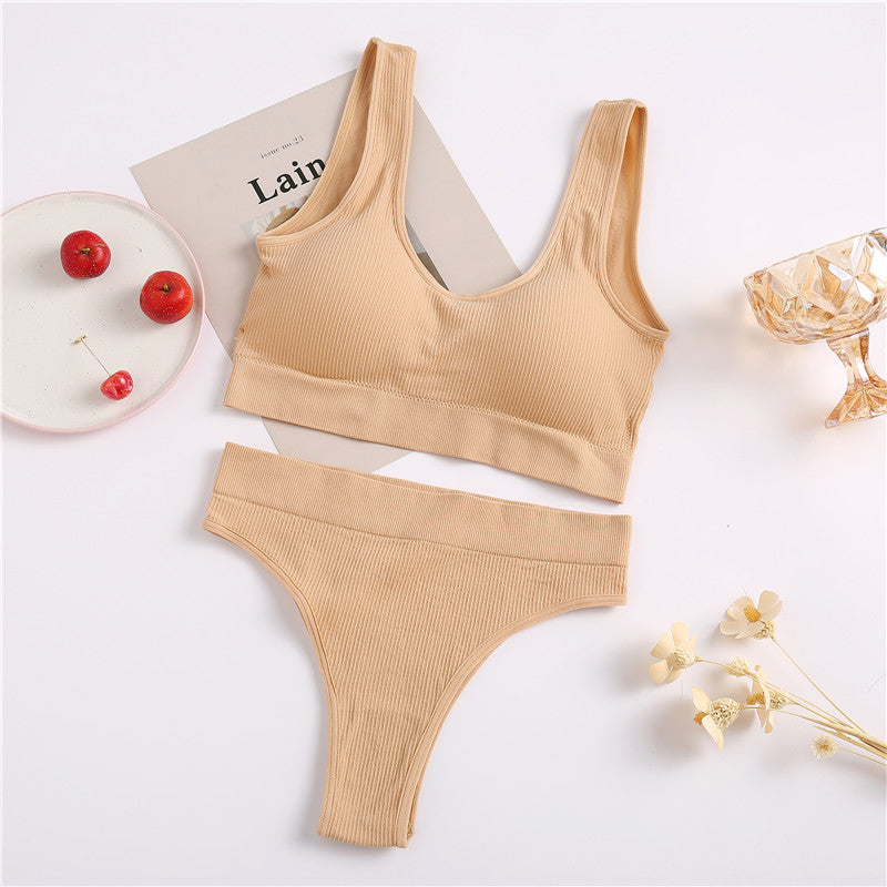 Seamless Wireless Lingerie Set – Smooth, Sculpted, and Unapologetically You
