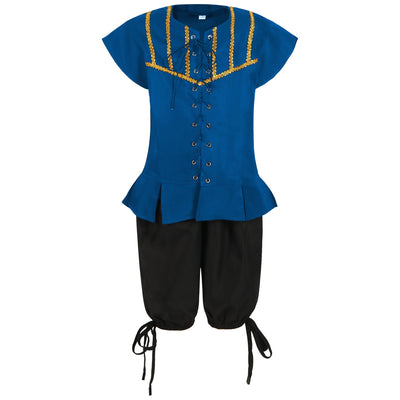Halloween costume party cosplay Halloween children's pirate costume Caribbean pirate performance costume