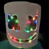 Cosplay Masker Party Carnaval Night Cosplay accessoire Anime Comic Cartoon gezichtsstuk DJ Gezichtsmasker Halloween Grappig flash licht