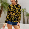 Raglan round neck sweater