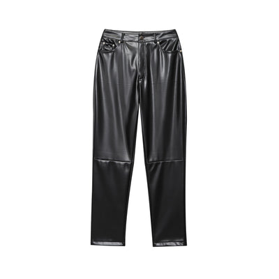 Women's Leather Jacket + Leather Pants