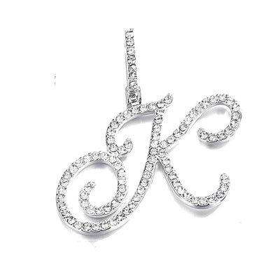 Hip hop accessories grass letter pendant melon seed buckle Cuban chain accessory