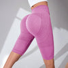 S4C Seamless Butt-Lifting Fitness Pants with Tummy Control and High Waist Peach Bottom Yoga Shorts