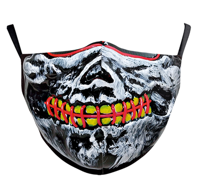 3D Halloween horror style mask