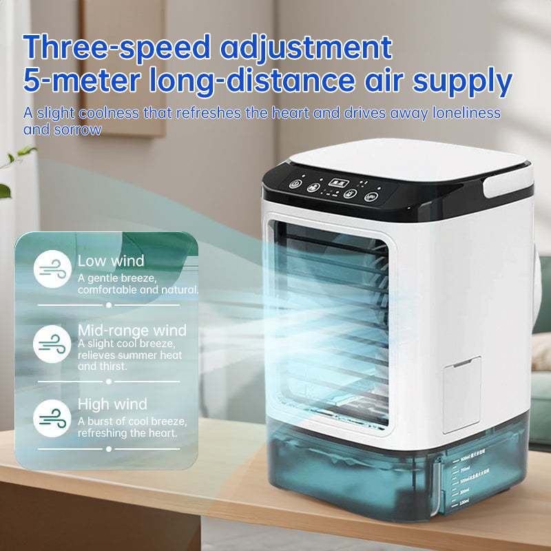 SICK4CASH® Stay Cool, Stay Grinding Air Fan & Humidifier — For Studios, Bedrooms & Office Spaces